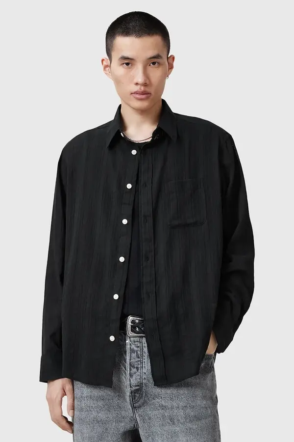 AllSaints Pamučna košulja AllSaints KARMI