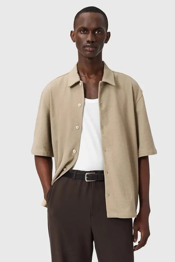AllSaints Pamučna košulja AllSaints STALLON