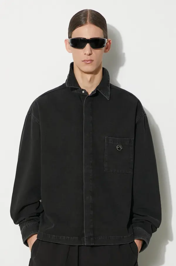Ambush Pamučna košulja AMBUSH Boxy Fit Longleeve Denim Shirt