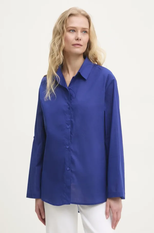 Answear Lab Pamučna košulja Answear Lab za žene, regular, s klasičnim ovratnikom