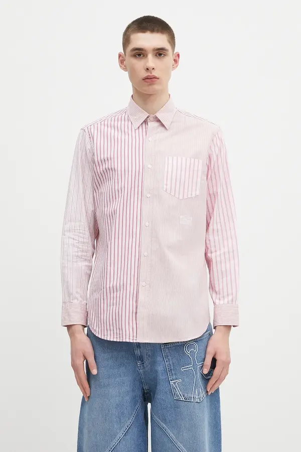 Aries Pamučna košulja Aries Patchwork LS Shirt