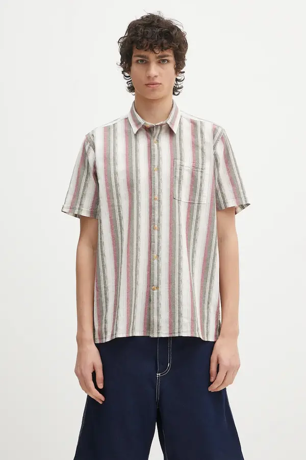 Barbour Pamučna košulja Barbour Barbour Lipton Striped S/S Relaxed Fit Shirt
