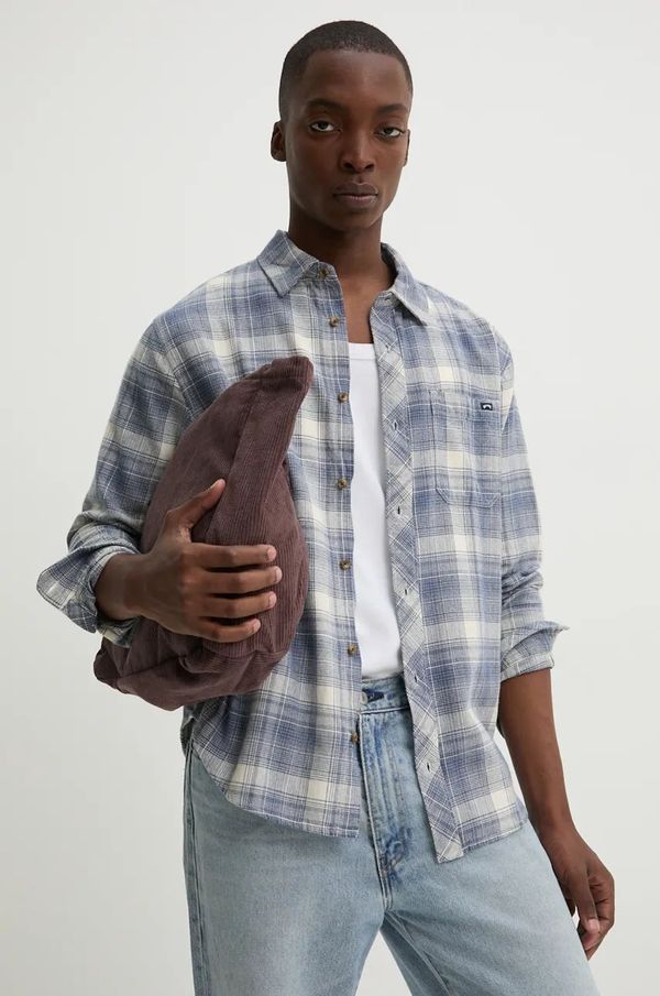 Billabong Pamučna košulja Billabong Coastline Flannel za muškarce, regular, s klasičnim ovratnikom, ABYWT00286