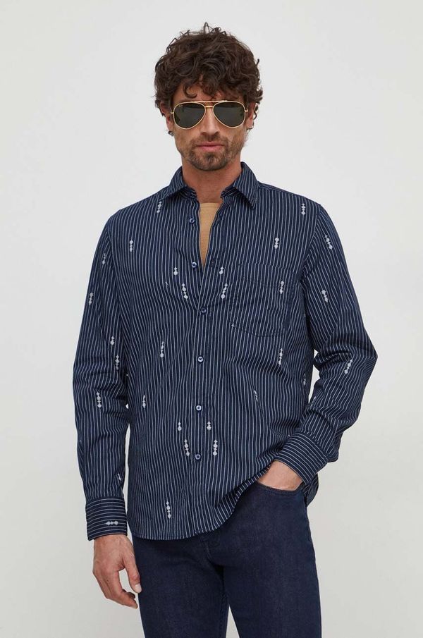 Boss Orange Pamučna košulja Boss Orange za muškarce, regular, s klasičnim ovratnikom