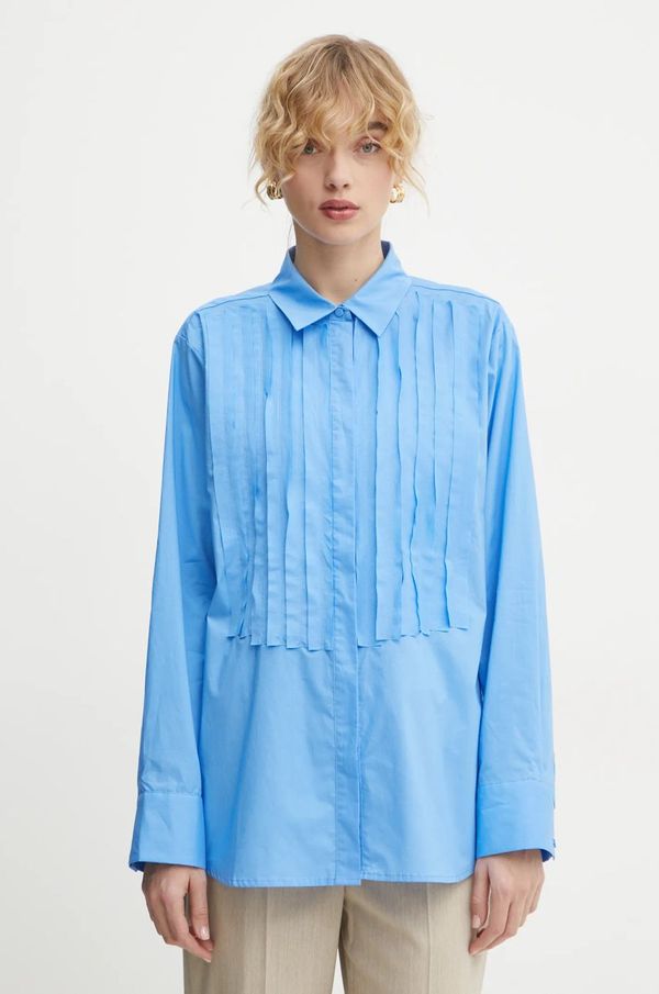 Bruuns Bazaar Pamučna košulja Bruuns Bazaar za žene, regular, s klasičnim ovratnikom, BBW4202