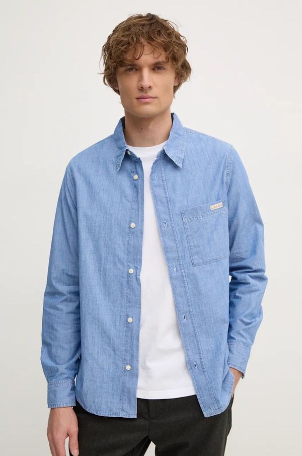 Calvin Klein Jeans Pamučna košulja Calvin Klein Jeans za muškarce, regular, s klasičnim ovratnikom, J30J326676