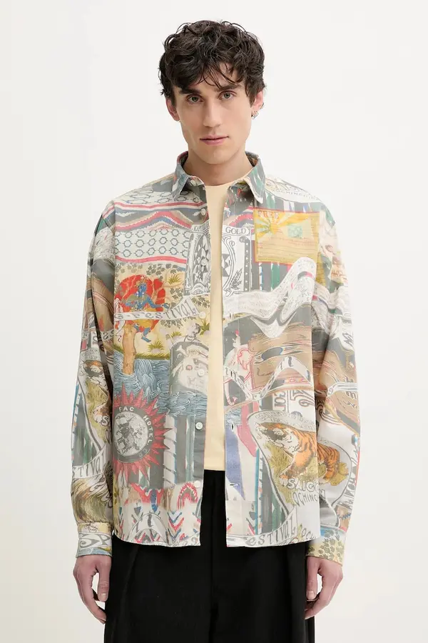 Desigual Pamučna košulja Desigual COLOR
