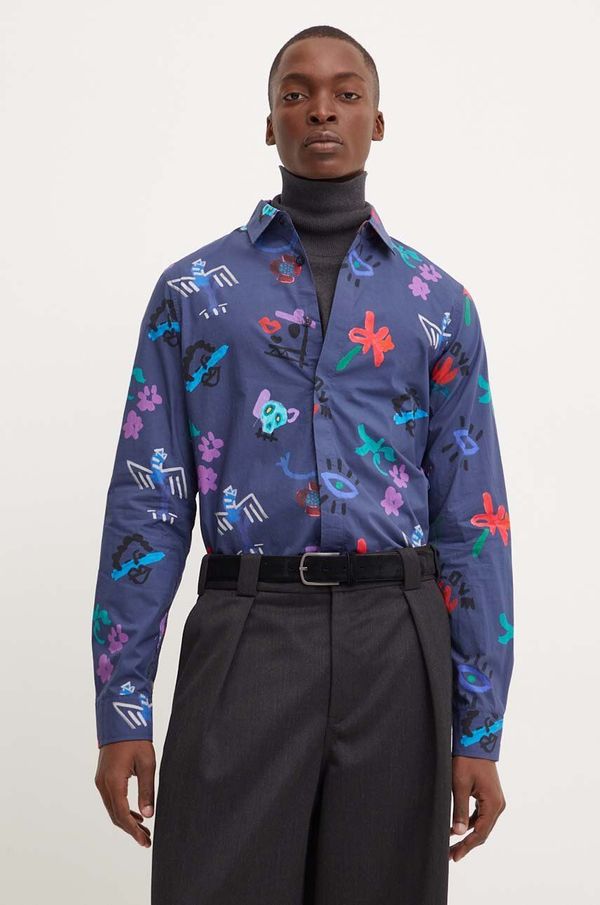 Desigual Pamučna košulja Desigual NUEVAJERSEY za muškarce, regular, s klasičnim ovratnikom, 24WMCW28