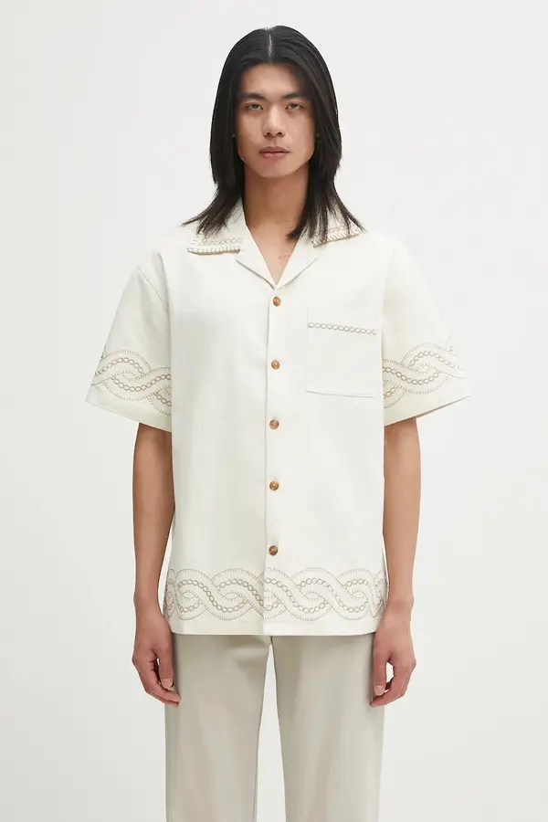 Drôle de Monsieur Pamučna košulja Drôle de Monsieur La Chemise BrodEe Tresses