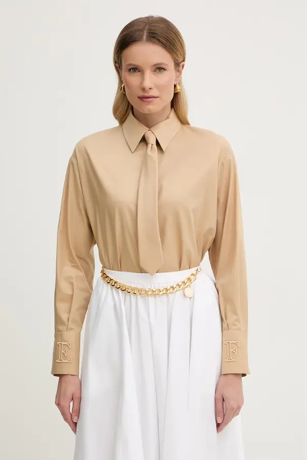 Elisabetta Franchi Pamučna košulja Elisabetta Franchi