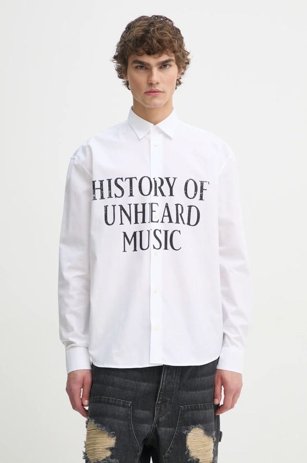 Études Studio Pamučna košulja Études Studio za muškarce, boja: bijela, relaxed, s klasičnim ovratnikom, H24MCSHI364