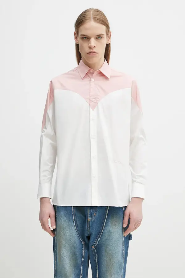 Fiorucci Pamučna košulja Fiorucci Embroidered Heart Relaxed Fit