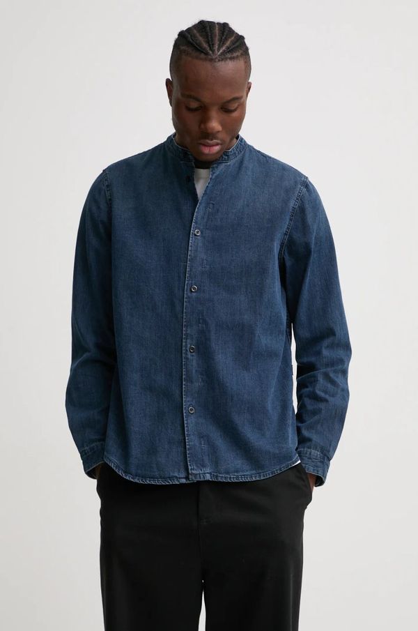 G-Star Raw Pamučna košulja G-Star Raw za muškarce, regular, s ruskim ovratnikom, D25157-D252