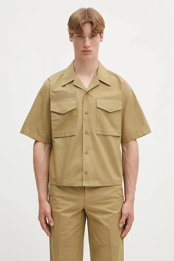 Helmut Lang Pamučna košulja Helmut Lang BOXY.FIELD.SHRT.COMP