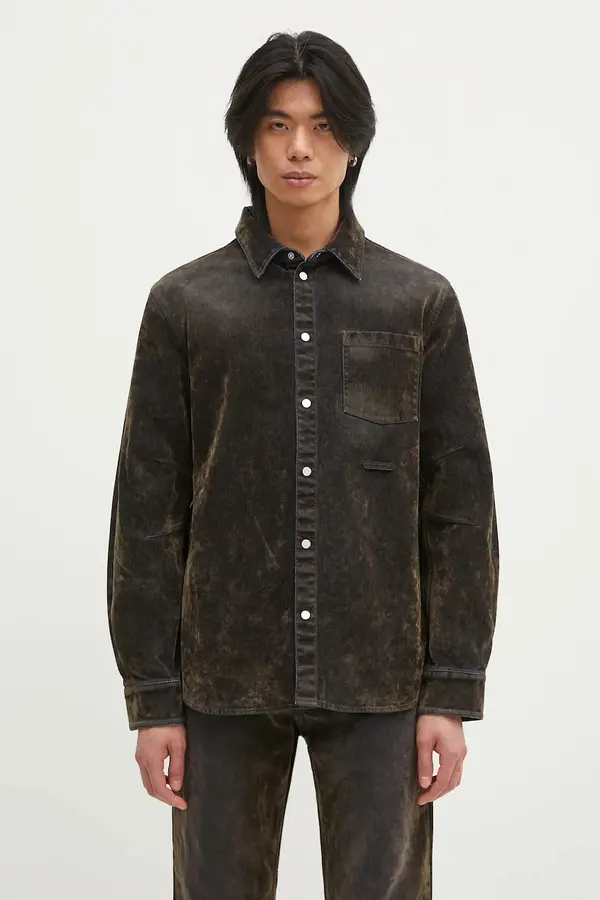 Helmut Lang Pamučna košulja Helmut Lang Curved Cl Shirt.Floc