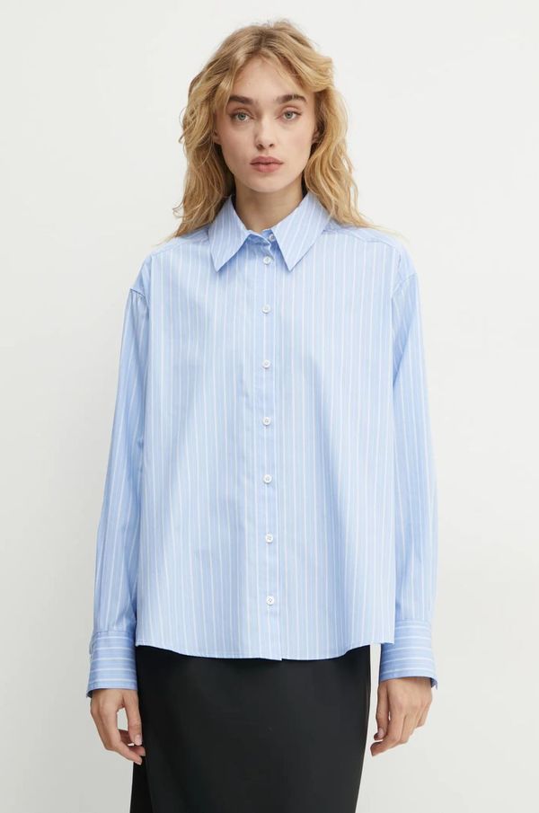 Ivy Oak Pamučna košulja Ivy Oak za žene, relaxed, s klasičnim ovratnikom, IO112349