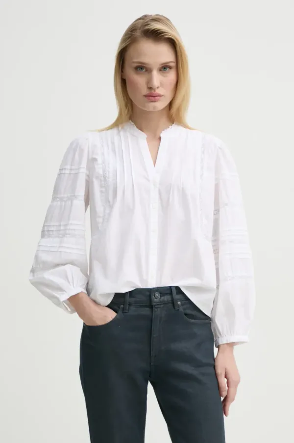 Levi's Pamučna košulja Levi's MANDY LS BLOUSE za žene, boja: bijela, regular, 001HN