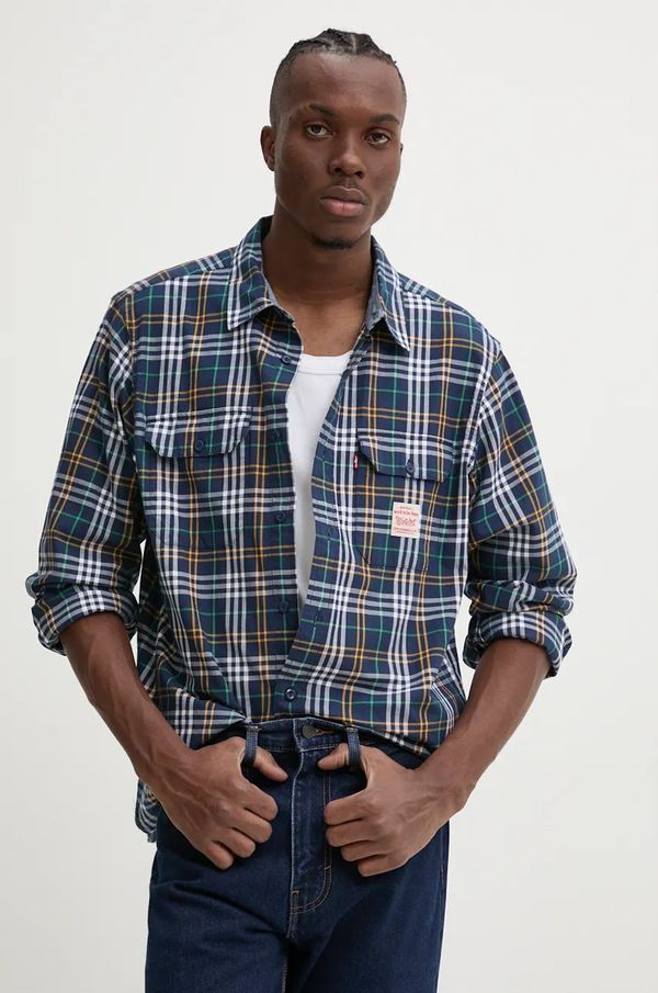 Levi's Pamučna košulja Levi's za muškarce, regular, s klasičnim ovratnikom, A5772