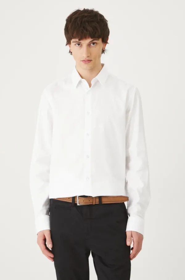 Medicine Pamučna košulja Medicine za muškarce, boja: bijela, regular