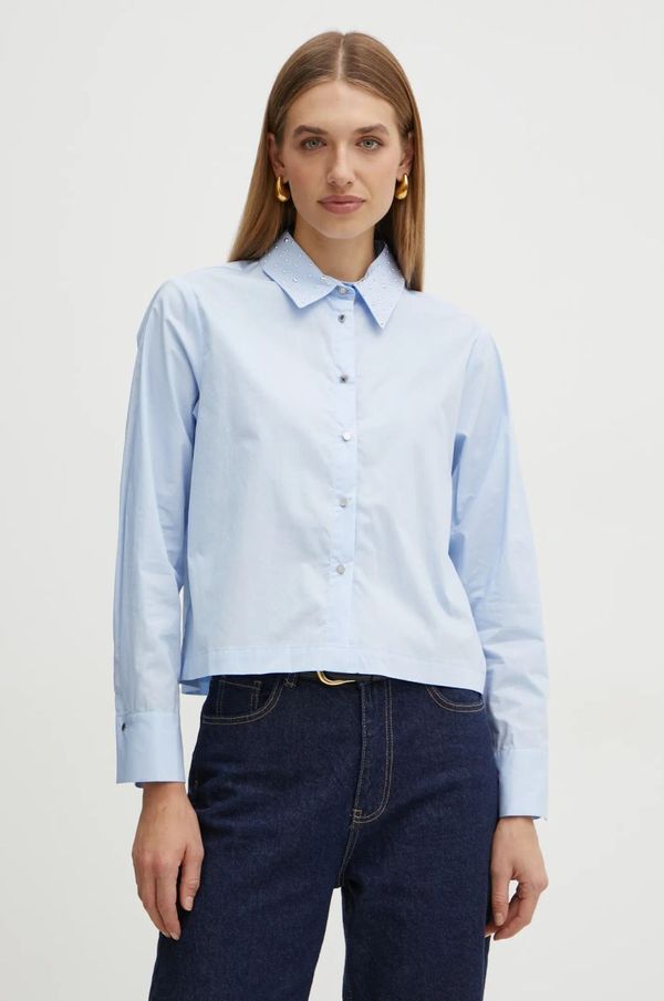 Morgan Pamučna košulja Morgan CBOXI za žene, regular, s klasičnim ovratnikom, CBOXI