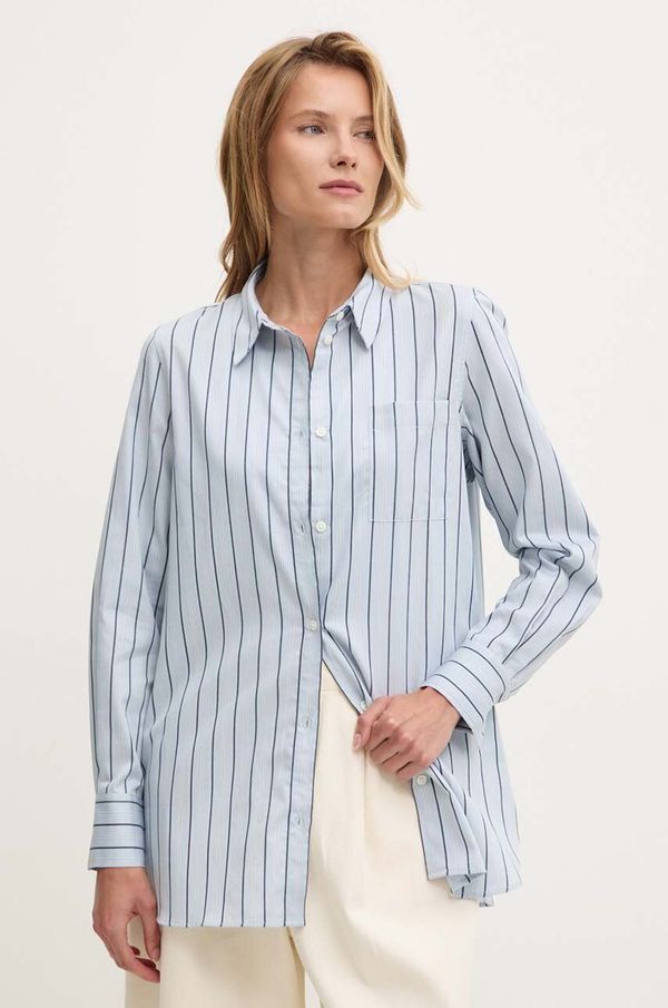 Mos Mosh Pamučna košulja Mos Mosh za žene, regular, s klasičnim ovratnikom, 164500