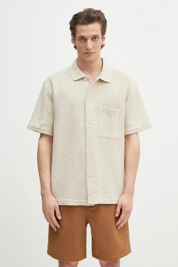 Norse Projects Pamučna košulja Norse Projects Gustav Crochet Jersey Shirt