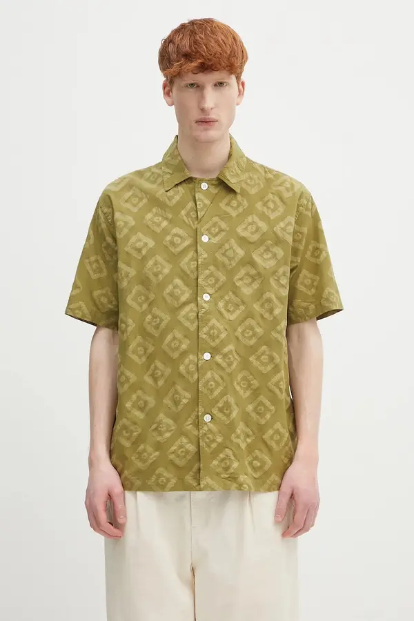 Norse Projects Pamučna košulja Norse Projects Mads Batik SS Shirt