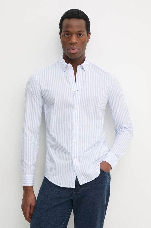 Pepe Jeans Pamučna košulja Pepe Jeans ANDER za muškarce, slim, s button-down ovratnikom, PM308807