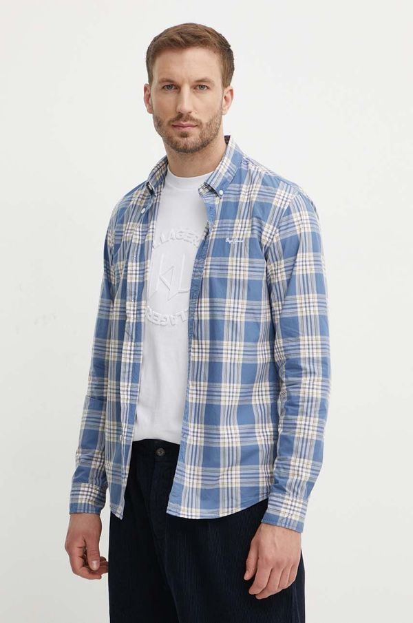 Pepe Jeans Pamučna košulja Pepe Jeans MARKLE za muškarce, regular, s button-down ovratnikom, PM308558