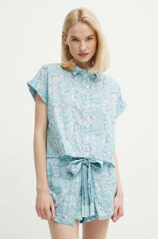 Pepe Jeans Pamučna košulja Pepe Jeans MER za žene, relaxed, s klasičnim ovratnikom, PL304812