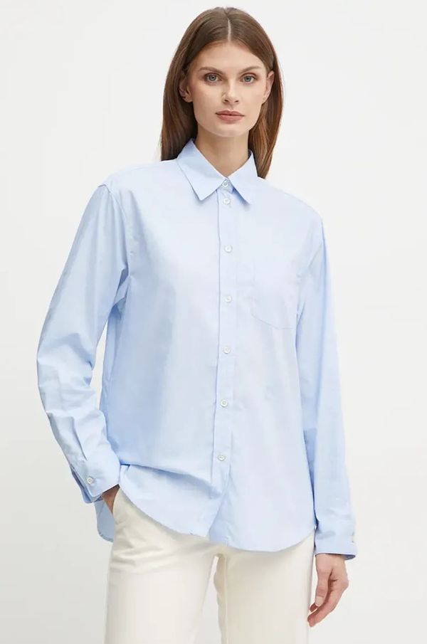 Pinko Pamučna košulja Pinko za žene, regular, s klasičnim ovratnikom, 103708 A1Y0