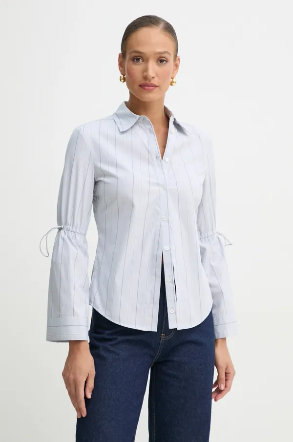 Pinko Pamučna košulja Pinko za žene, regular, s klasičnim ovratnikom, 104842 A2FH