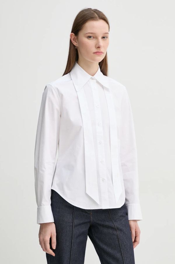 Remain Pamučna košulja Remain za žene, boja: bijela, regular, s klasičnim ovratnikom, 502326400