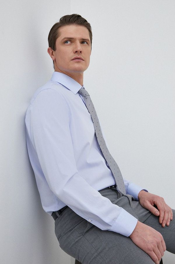 Seidensticker Pamučna košulja Seidensticker za muškarce, slim, s klasičnim ovratnikom