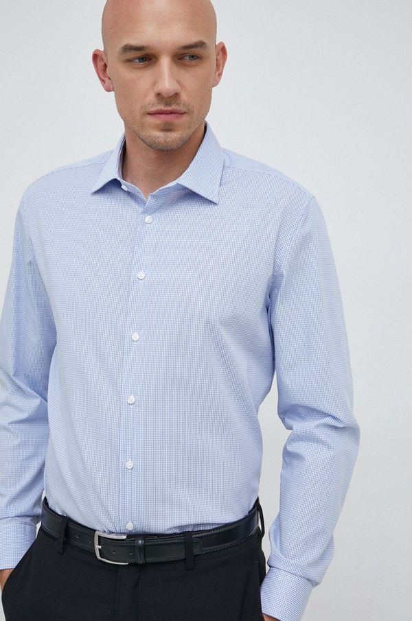 Seidensticker Pamučna košulja Seidensticker za muškarce, slim, s klasičnim ovratnikom