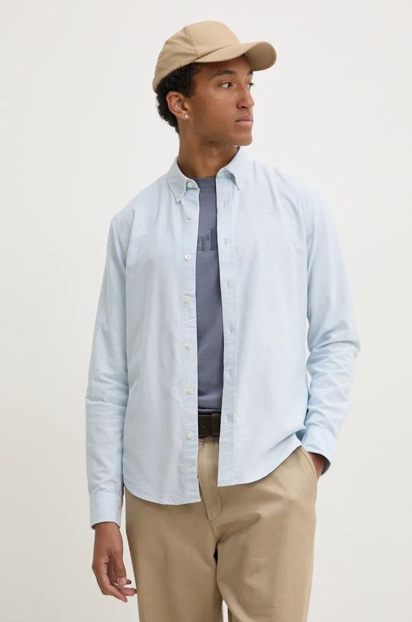 Timberland Pamučna košulja Timberland za muškarce, slim, s button-down ovratnikom, TB0A6GPNB021