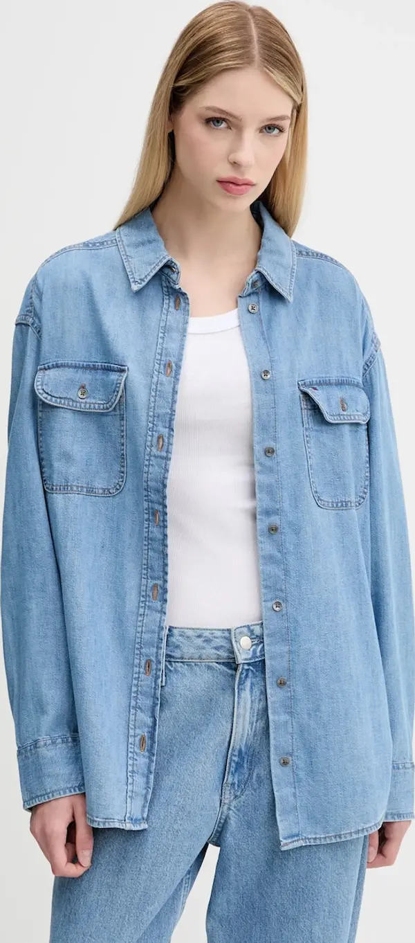Tommy Jeans Pamučna košulja Tommy Jeans