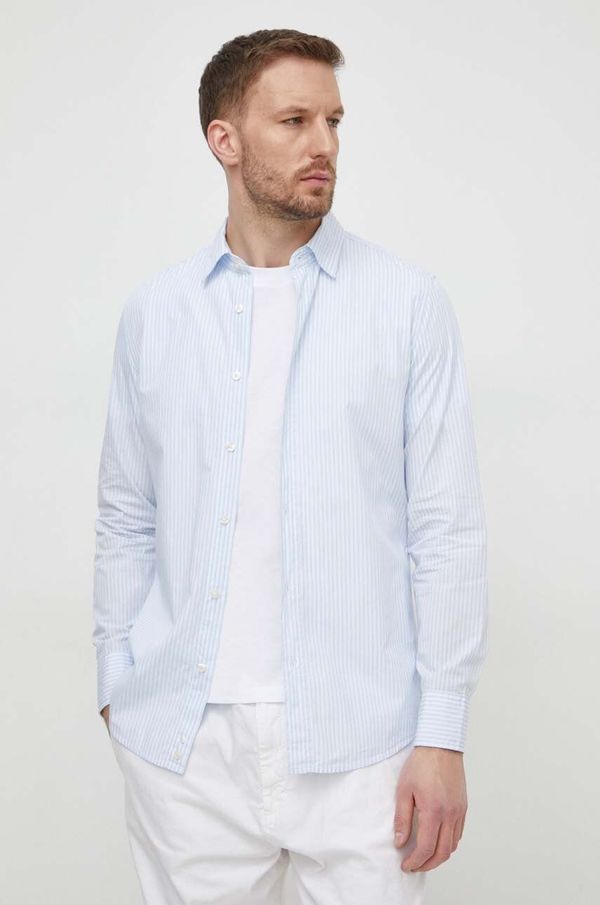 United Colors of Benetton Pamučna košulja United Colors of Benetton za muškarce, regular, s klasičnim ovratnikom