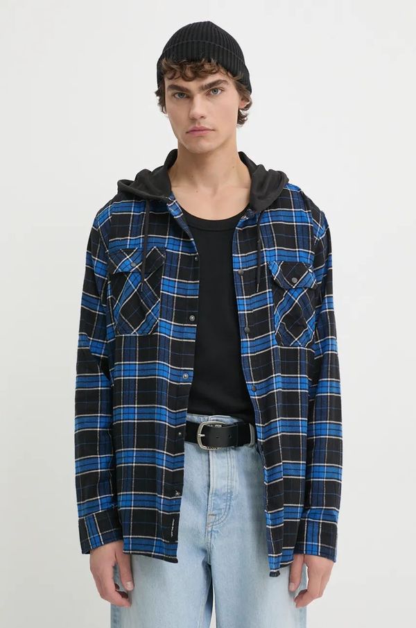 Vans Pamučna košulja Vans za muškarce, relaxed, VN0A4RZBBTE1