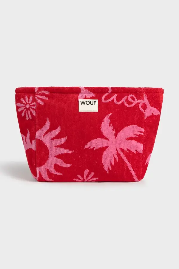 WOUF Pamučna kozmetička torbica WOUF Tulum 30 x 10 x 22 cm
