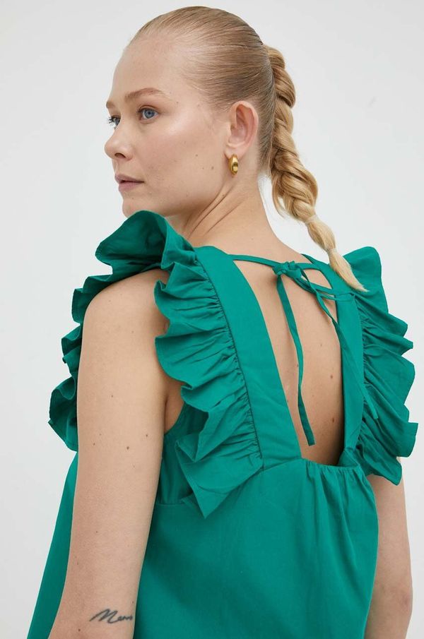 2NDDAY Pamučna majica 2NDDAY boja: zelena