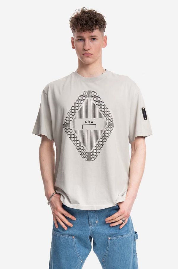 A-COLD-WALL* Pamučna majica A-COLD-WALL* Gradient T-shirt LIGHT GREY boja: siva, s tiskom, ACWMTS133-LIGHTGREY