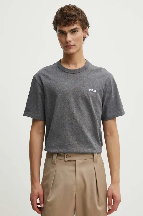 A.P.C. Pamučna majica A.P.C. t-shirt boxy petit vpc