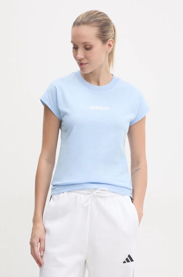 adidas Pamučna majica adidas Essentials Linear za žene, JG8660