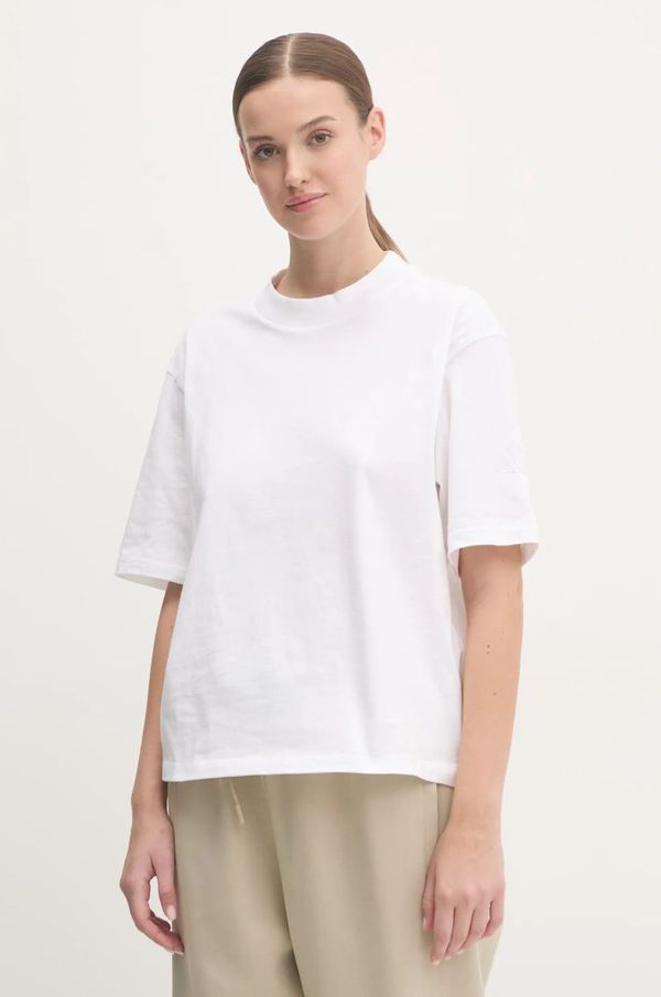 adidas Pamučna majica adidas Essentials za žene, boja: bež, JD9995