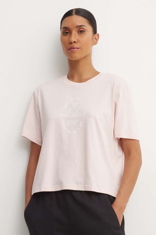 adidas Pamučna majica adidas Essentials za žene, IW5183