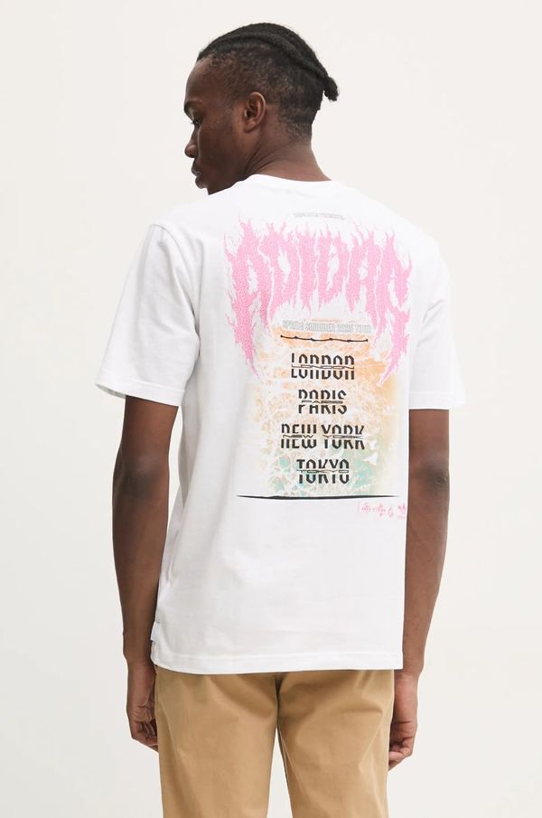 adidas Originals Pamučna majica adidas Originals Q12 TS DEATH za muškarce, boja: bež, s tiskom, JD0665