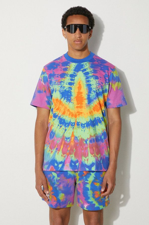 adidas Originals Pamučna majica adidas Originals Tie-Dyed Tee za muškarce, s uzorkom, IX6696