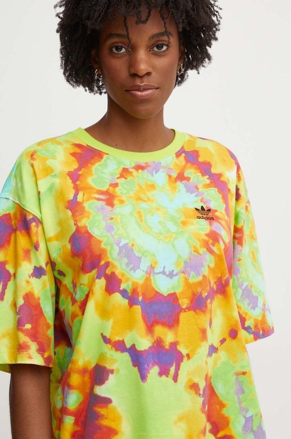 adidas Originals Pamučna majica adidas Originals za žene, boja: zelena, IY7595