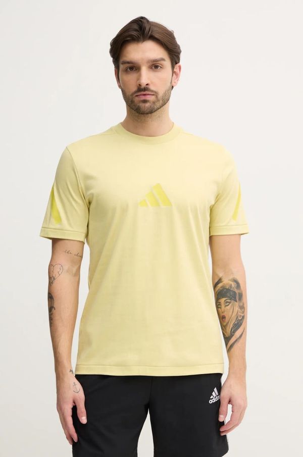 adidas Pamučna majica adidas Z.N.E. za muškarce, boja: zelena, bez uzorka, JD5981
